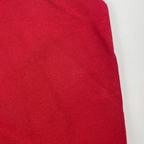 Vintage Red Blank Jerzees Crewneck Cotton Blend Made in USA Size XL - Picture 5 of 8